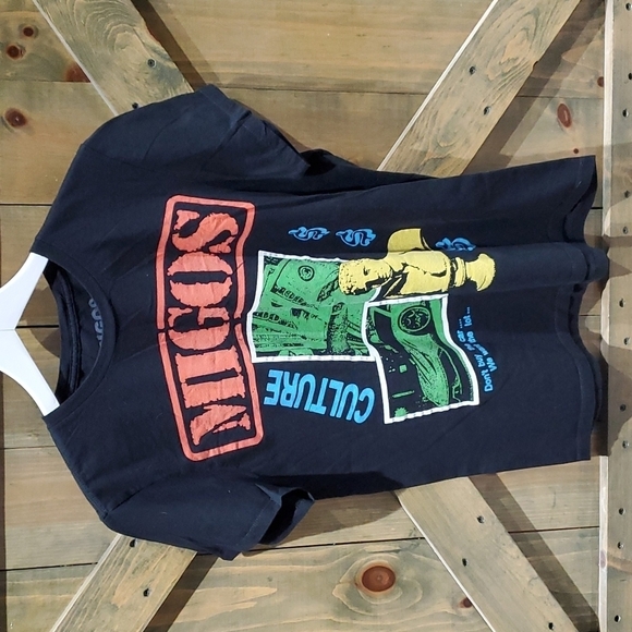 MIGOS BLACK GRAPHIC TEE SIZE LARGE - Picture 1 of 5